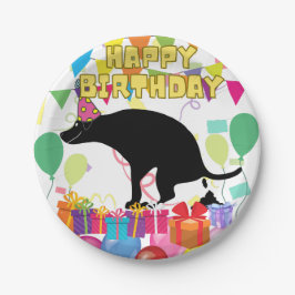 Happy Birthday Dog Pappteller