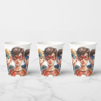 Happy Birthday Drink Cup with Photo of Your Child Pappbecher
