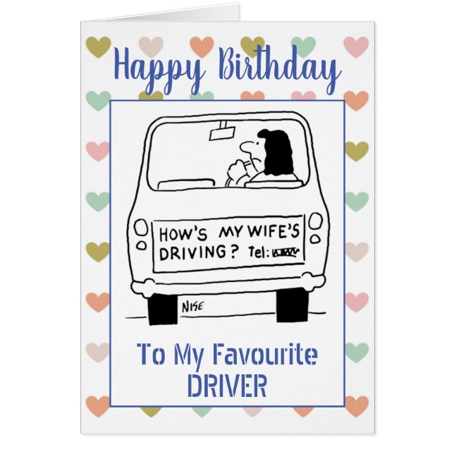 Happy Birthday Driver (Vorne)