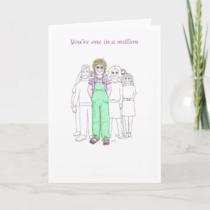 Happy Birthday-Du bist eins von einer Million Karte