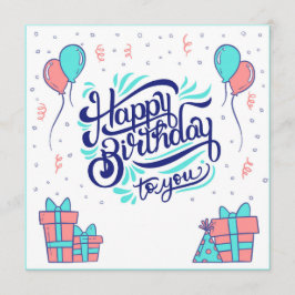 Happy Birthday du der You Karte