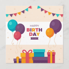 Happy Birthday Du der You Karte