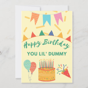 Happy Birthday Dummy Feiertagskarte