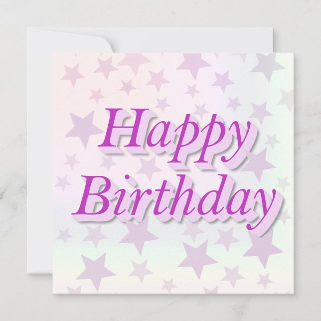 Happy Birthday!! Einladung (Vorderseite)