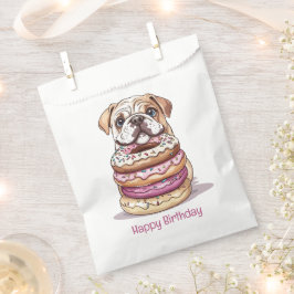 Happy Birthday English Bulldogs Geschenktütchen