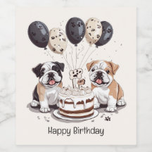 Happy Birthday English Bulldogs