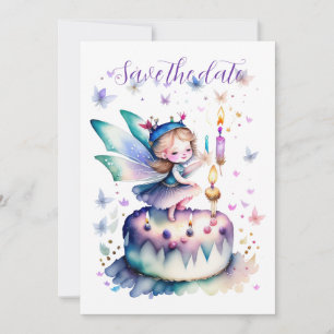 Happy Birthday Fairy 01 Einladung