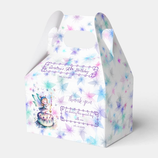 Happy Birthday Fairy 01 Geschenkschachtel (Vorderseite)