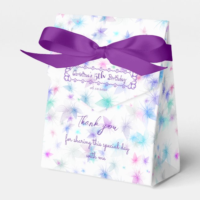 Happy Birthday Fairy 01 Geschenkschachtel (Vorderseite)