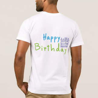 Happy Birthday farbenfrohe Cake Design T-Shirt