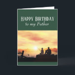 Happy Birthday Father Fishing Fisherman Fish Card Karte<br><div class="desc">Dinge,  die Sie Liebe Glückwunsch zum Geburtstag Vater für diejenigen,  die Liebe Fischerei Fischfang Fisch</div>