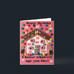 Happy Birthday Feiertagskarte<br><div class="desc">Birthday card for any age. Select the age you want to be! 😀</div>