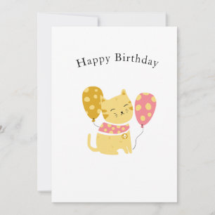 Happy Birthday Feiertagskarte