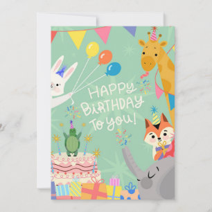 Happy Birthday Feiertagskarte