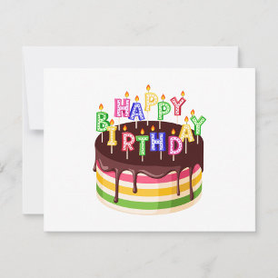 Happy Birthday Feiertagskarte