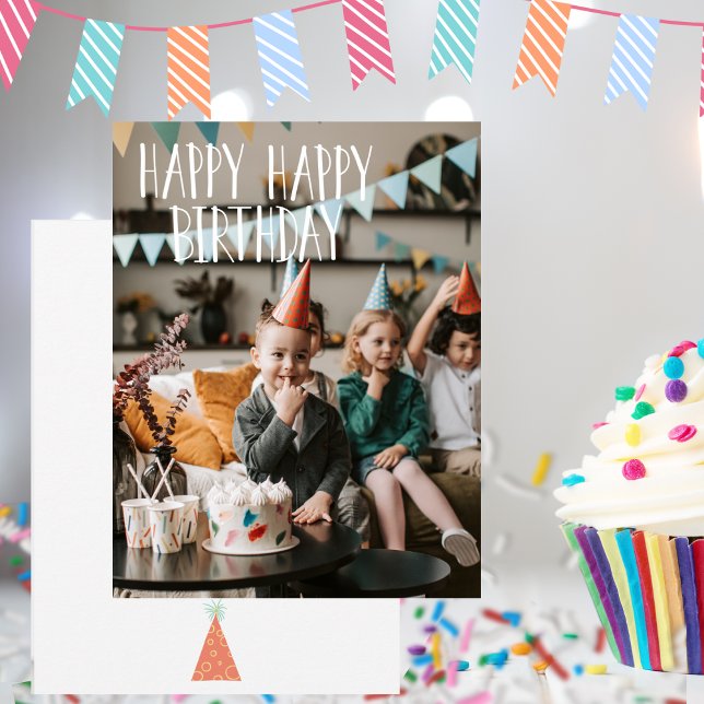 Happy Birthday Flat Card Karte (Von Creator hochgeladen)