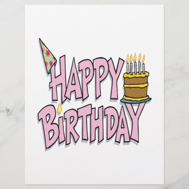 Happy Birthday Flyer (Vorne)