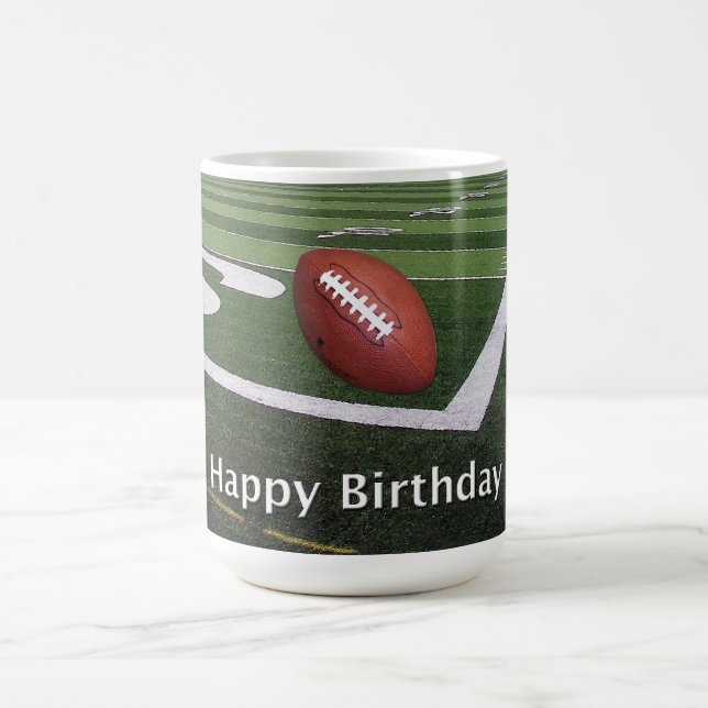 Happy Birthday Football Fanatic Kaffeetasse (Mittel)