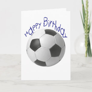 Happy Birthday Football Geschenke Karte