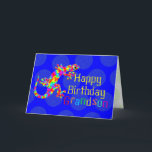 Happy Birthday for Boys Karte<br><div class="desc">It's hat Rainbow Salamander! Sidney hat ein Fanciful Rendition Design gemacht. Boys will love this colorful amphibian. To personalize this card add name to front and inside giebig may be modified in template. Card may be used for any chance or just to say hi! Original Art and Design by Anura...</div>