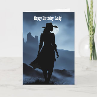 Happy Birthday For Strong Lady Woman Female Karte