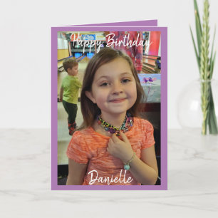 Happy Birthday Foto Card Karte