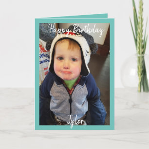Happy Birthday Foto Card Karte