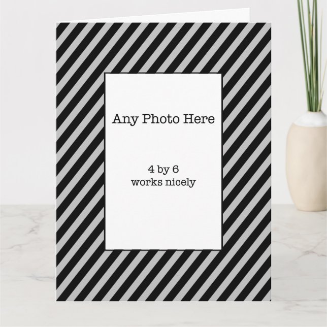 Happy Birthday Foto Karte (Vorderseite)