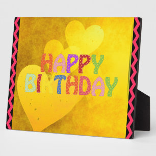 Happy Birthday Fotoplatte