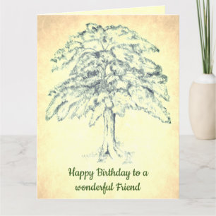 Happy Birthday Friend Karte