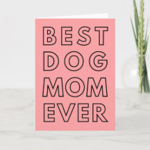 Happy Birthday From Dog, Best Hund Mama je Karte