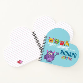 Happy Birthday FUN Monsters kids Notizbuch