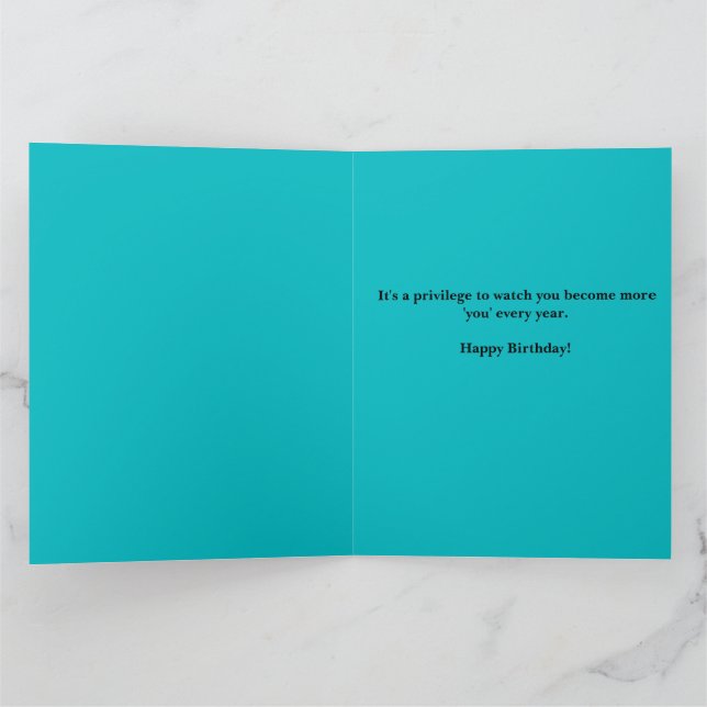 Happy Birthday Funfetti Card Karte (Innenseite)