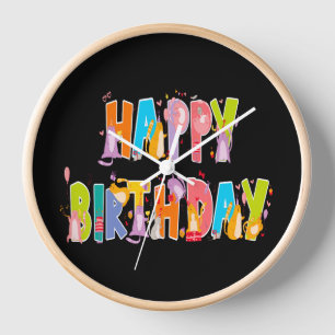 Happy Birthday Funny Cat Lover Bday Celebration Uhr