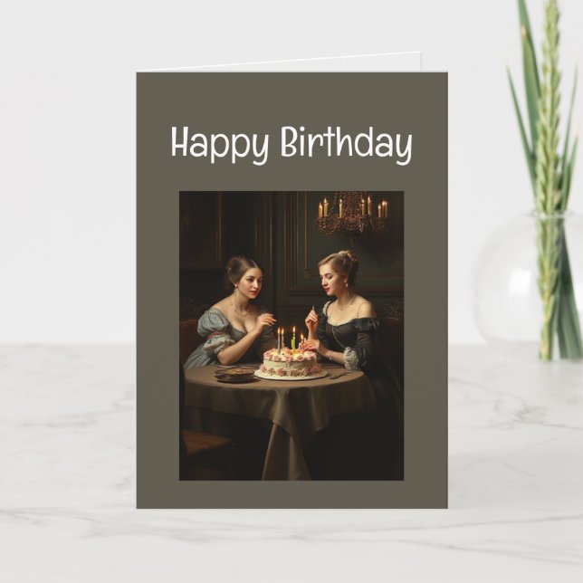 Happy Birthday Funny Friend sieht gut aus Karte (Vorderseite)