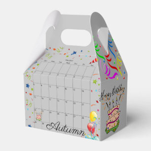 Happy Birthday Gable Favor Box Mai 2022 Geschenkschachtel