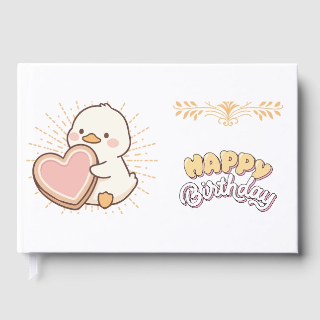 HAPPY BIRTHDAY  GÄSTEBUCH (Vorderseite)