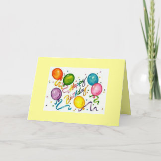 Happy Birthday Gerecycelt Grußkarte Karte