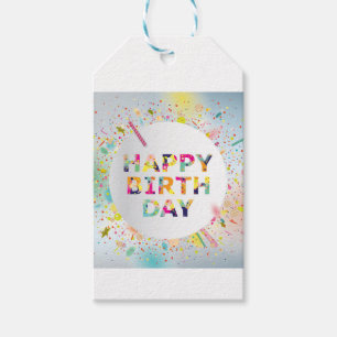Happy Birthday Geschenkanhänger