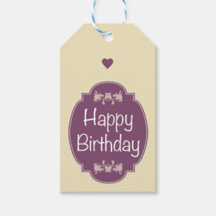 Happy Birthday Geschenkanhänger
