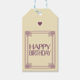 Happy Birthday Geschenkanhänger
