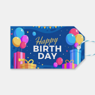 Happy Birthday Geschenkanhänger