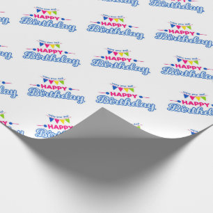 Happy Birthday Geschenkpapier