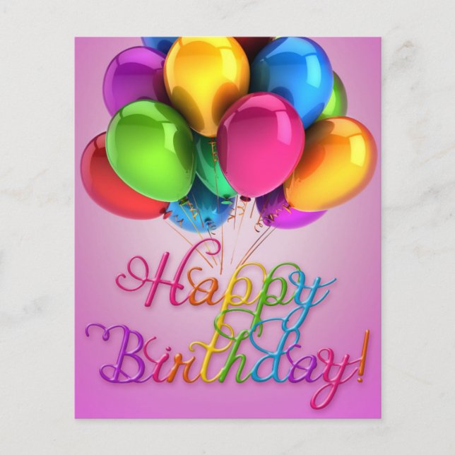 Happy Birthday gibt Liebe Cake (Vorderseite)