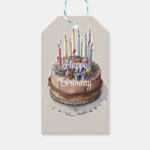 Happy Birthday Gift Tag Geschenkanhänger