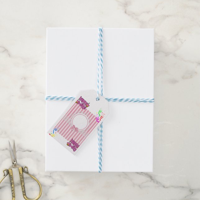 Happy Birthday Gift Tags Geschenkanhänger (Mit Garn)