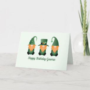 Happy Birthday Gnomie Karte