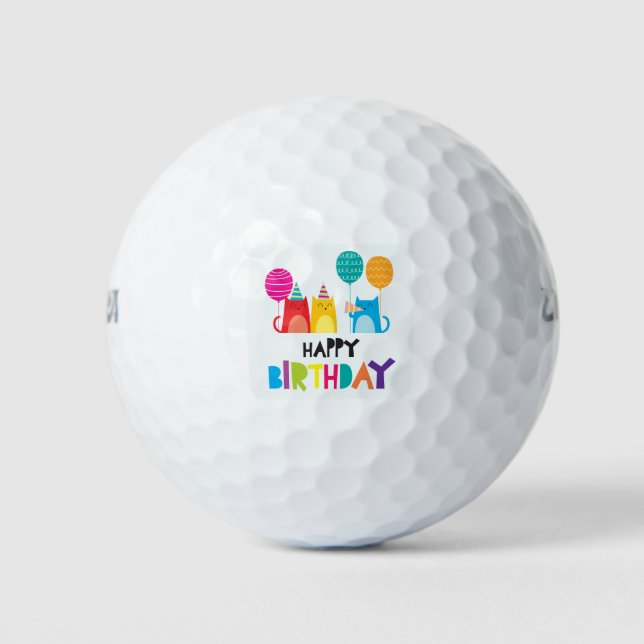 Happy Birthday Golfball (Vorderseite)