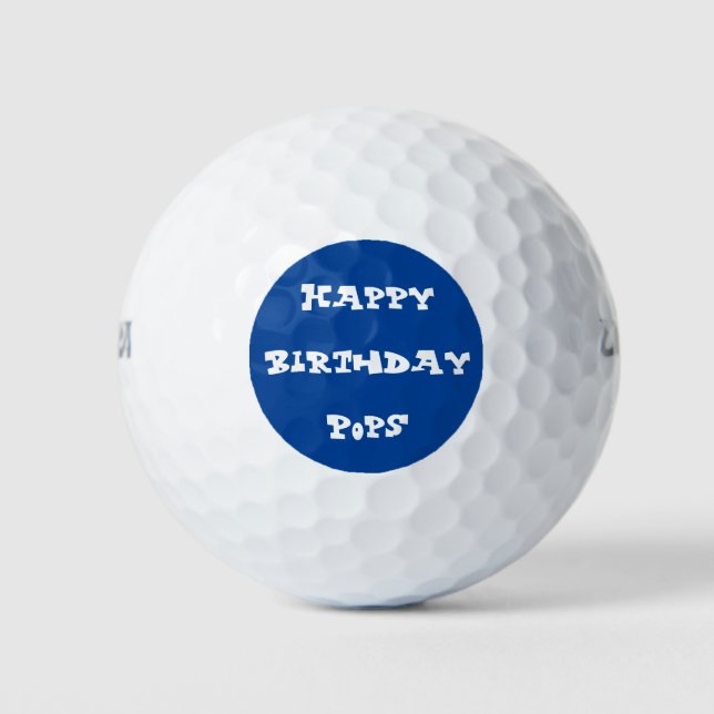 Happy Birthday Golfball (Vorderseite)