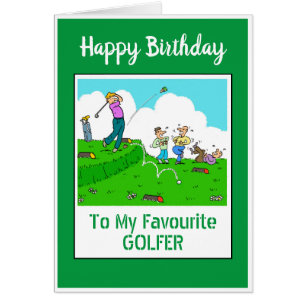 Happy Birthday Golfer